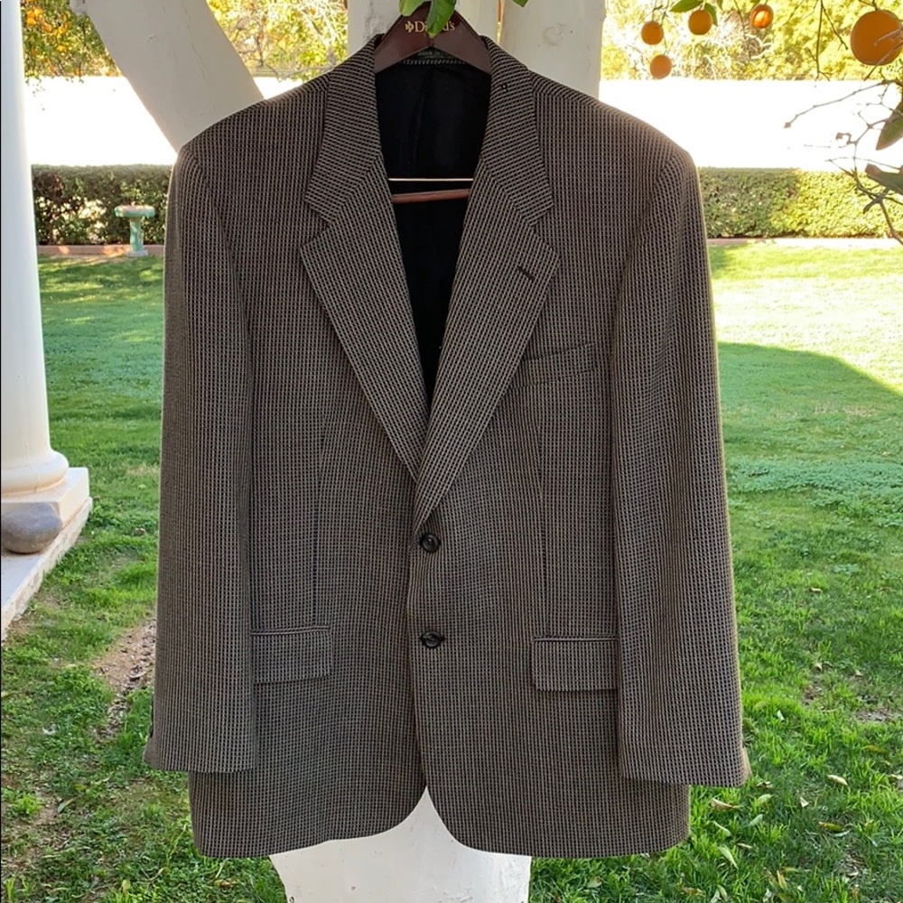 {Kasper}Mens Sz 44R Silk/Wool Blend Blazer